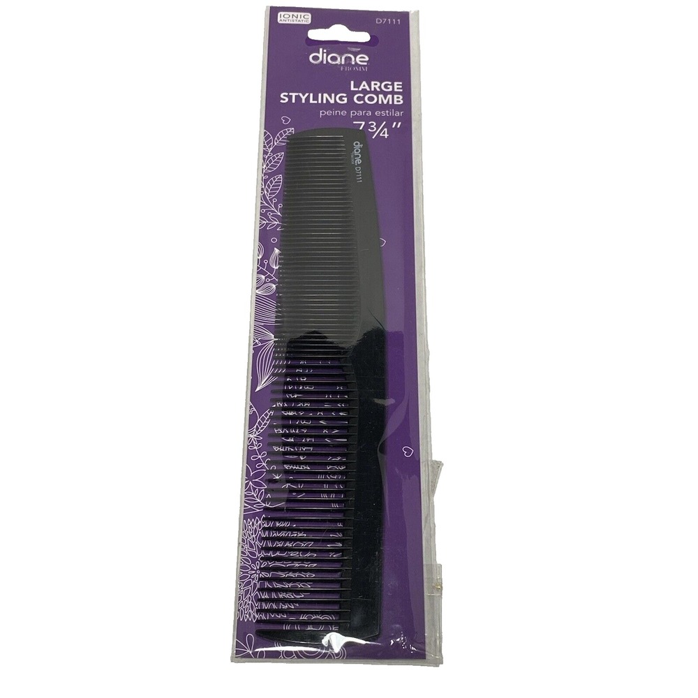 diane large hair styling comb 7 3/4"‎